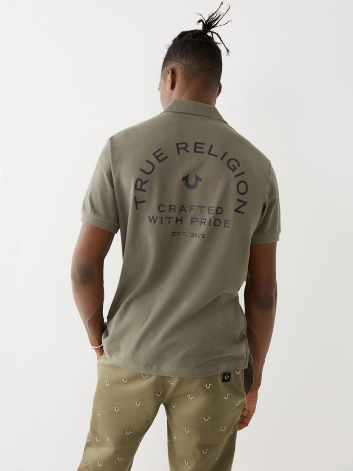 True Religion Logo T-shirt Grey2